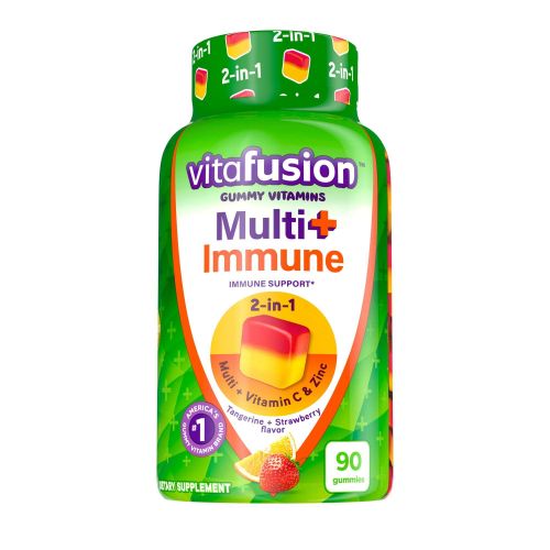 Vitafusion Multi+ Immune Support 2-in-1 Benefits Vitamin C; Zinc; Multivitamins; 90 Count Vitafusion Multi+ Immune Support 2-in-1 Benefits Vitamin C; Zinc; Multivitamins; 90 Count